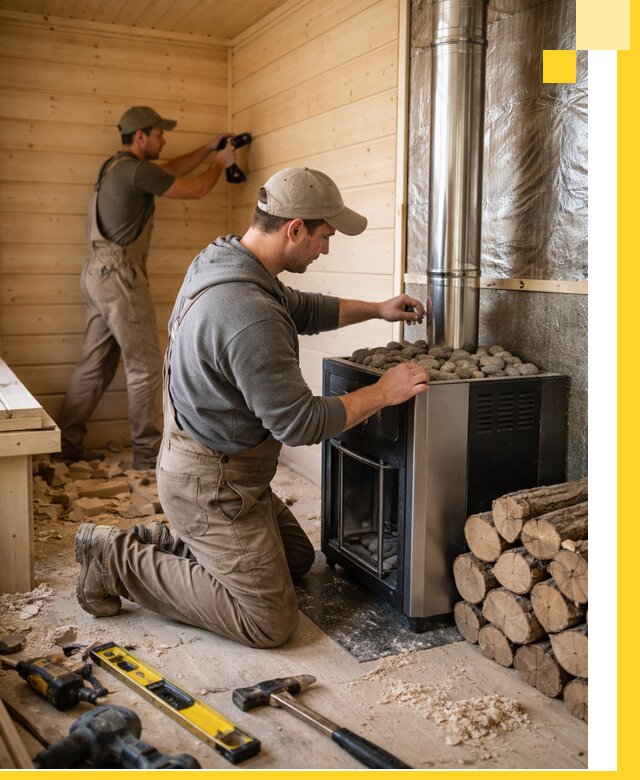 Строительство деревянных бань под ключ в Курчатове проекты и монтаж