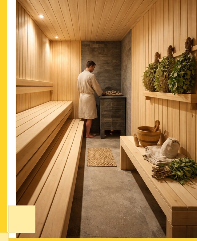 Отделка парной под ключ в Курчатове от 356580 р. | ЭриданКрч