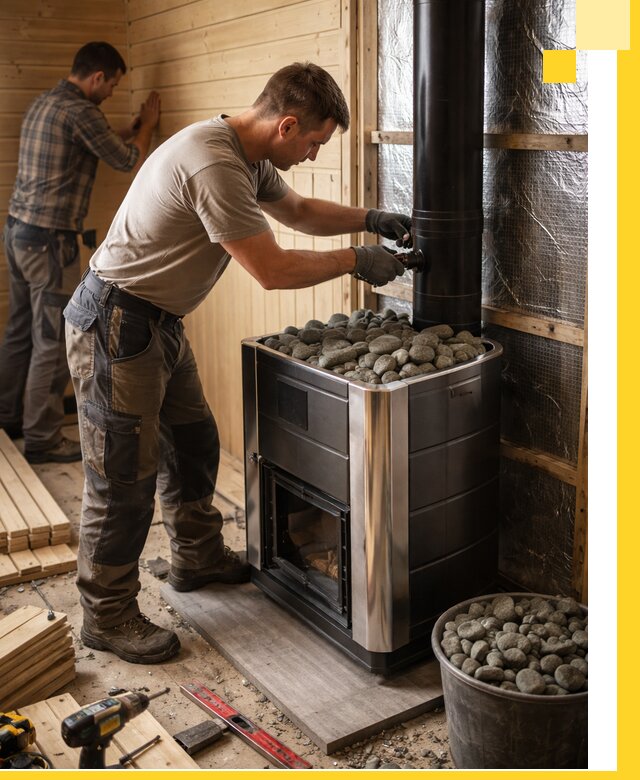 Проектирование и строительство парилок для бани в Курчатове под ключ