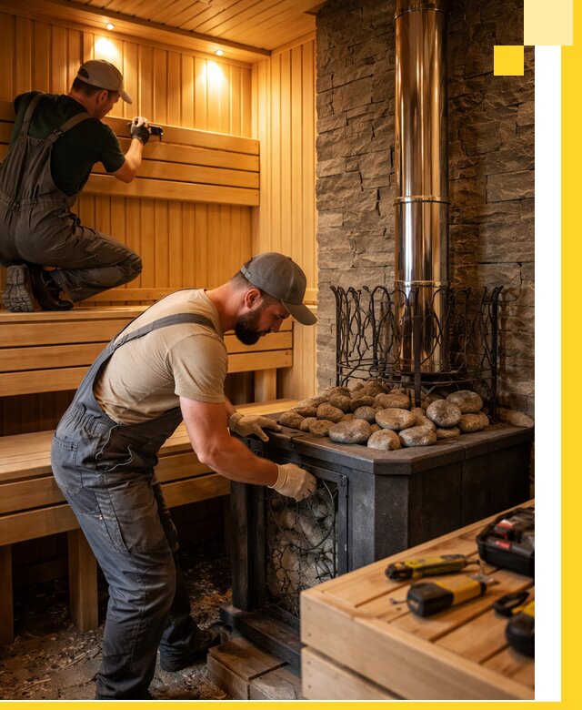 Комплексный дизайн бань, саун и зон отдыха в Курчатове