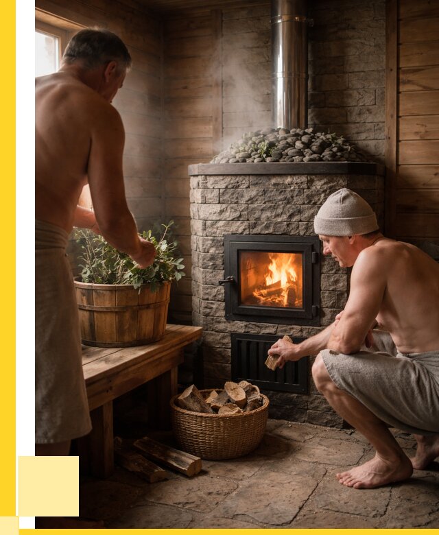 Банные печи под ключ в Курчатове от 45846 р. | ЭриданКрч кирпичная