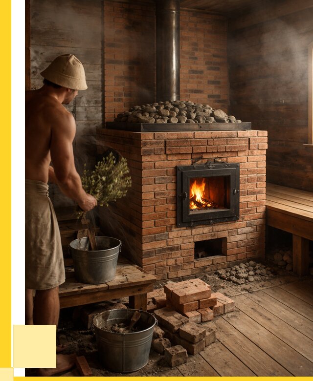 Кирпичные банные печи в Курчатове от 91692 р. | ЭриданКрч