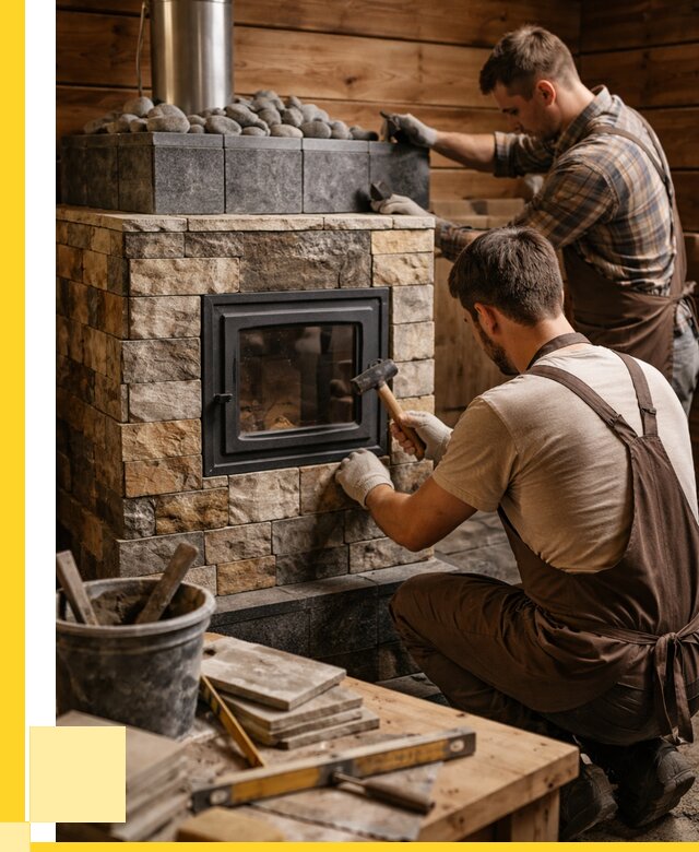 Облицовка банной печи в Курчатове от 15282 р. | ЭриданКрч