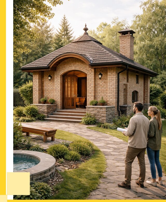 Проект кирпичной бани в Курчатове от 30564 р. | ЭриданКрч