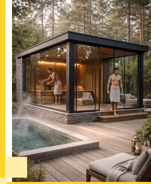 Стеклянные бани и двери в Курчатове от 458460 р. | ЭриданКрч