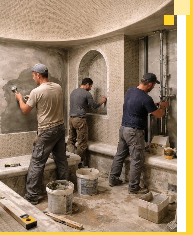 Профессиональный монтаж хамамов под ключ в Курчатове с гарантией