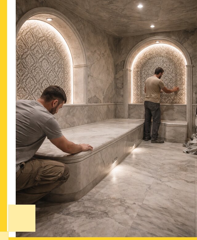 Турецкие бани под ключ в Курчатове от 254700 р. | ЭриданКрч