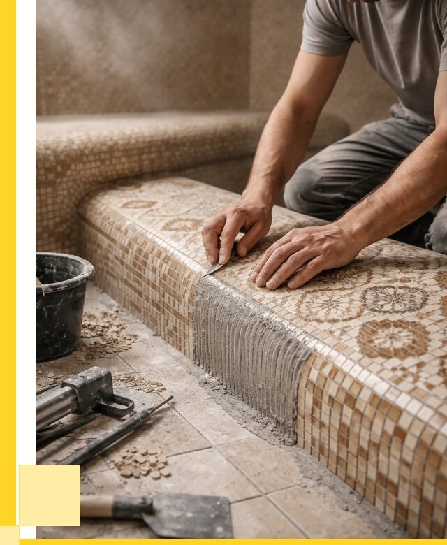 Плитка для хамама под ключ в Курчатове от 3566 р. | ЭриданКрч