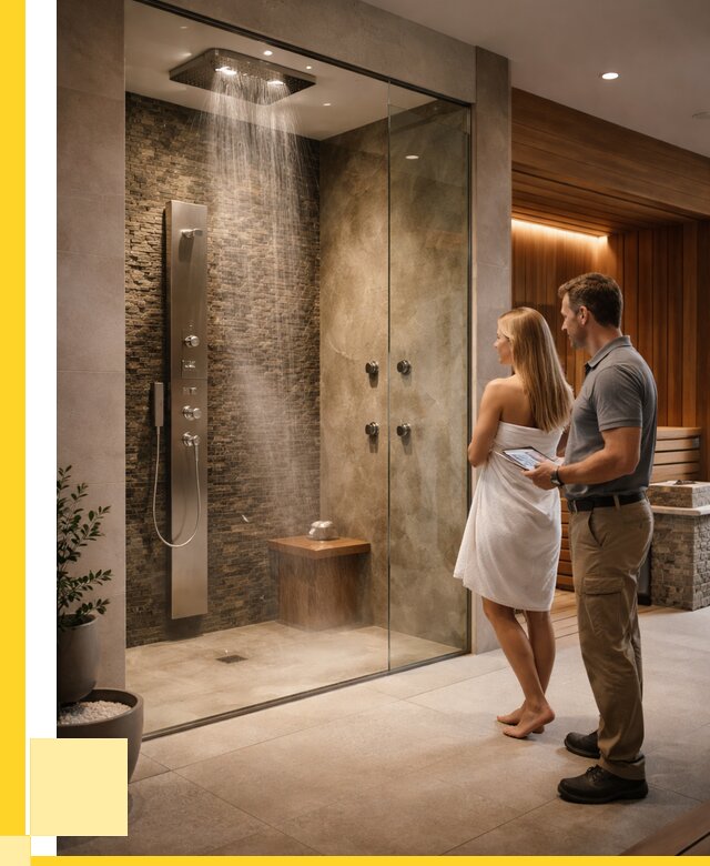 Купить душ впечатлений для дома в Курчатове от 86598 р. | ЭриданКрч